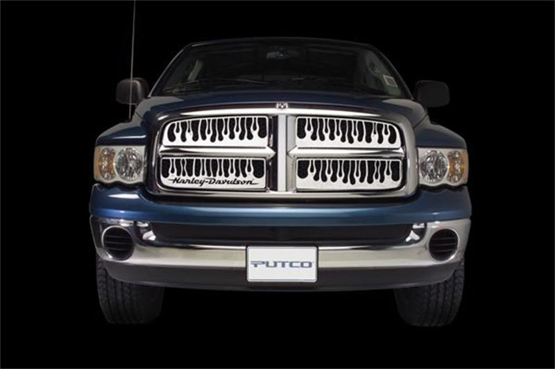 Putco 97-98 Ford F-150 (Honeycomb Grille) Flaming Inferno Stainless Steel Grille