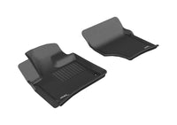 Thumbnail for 3D MAXpider 2007-2015 Audi Q7 Kagu 1st Row Floormat - Black