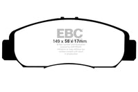 Thumbnail for EBC 06-11 Acura CSX (Canada) 2.0 Greenstuff Front Brake Pads