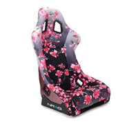 Thumbnail for NRG FRP Bucket Seat PRISMA Japanese Cherry Blossom Edition W/ Pink Pearlized Back - Large