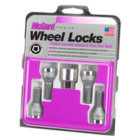 Thumbnail for McGard Wheel Lock Bolt Set - 4pk. (Cone Seat) M12X1.5 / 21mm Hex / 18.2mm Shank Length - Chrome