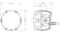 Thumbnail for ARB Nacho 4in Offroad / SAE Combo Amber LED Light