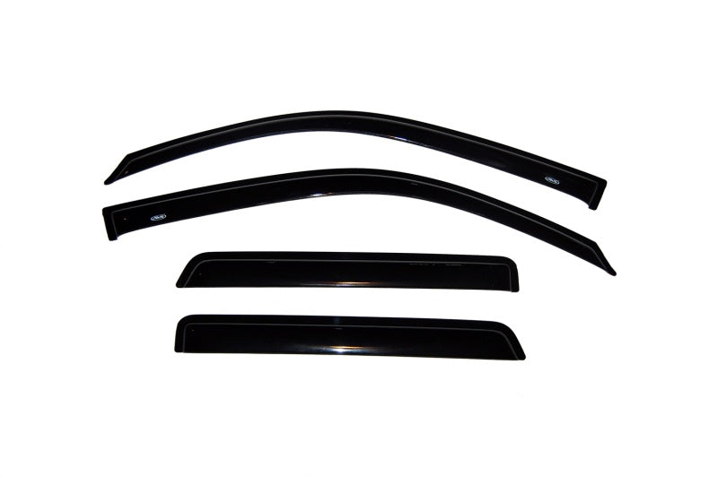 AVS 02-09 Chevy Trailblazer Ventvisor Outside Mount Window Deflectors 4pc - Smoke