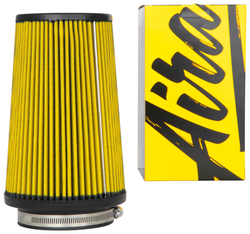 Airaid Universal Air Filter - Cone 4in FLG x 6in B x 4-5/8in T x 9 H