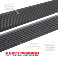 Thumbnail for RealTruck 16-23 Toyota Tacoma CrewMax Cab 4dr VoltStep Electric Running Board Kit - Bedliner Coatng