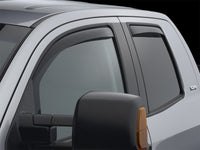 Thumbnail for WeatherTech 07+ Toyota Tundra Double Cab Front and Rear Side Window Deflectors - Dark Smoke