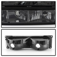 Thumbnail for Xtune Chevy Suburban 94-98 Headlights w/ Corner & Parking Lights 8pcs Smoked HD-JH-CCK88-AM-SM-SET