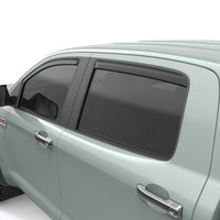 Thumbnail for EGR 07-12 Toyota Tundra Crew Max In-Channel Window Visors - Set of 4 - Matte (575195)