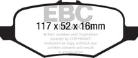 Thumbnail for EBC 13+ Ford Flex 3.5 Greenstuff Rear Brake Pads