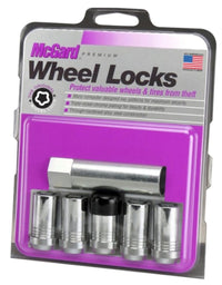 Thumbnail for McGard Wheel Lock Nut Set - 5pk. (Cone Seat Tuner) M14X1.5 / 22mm Hex / 1.648in OAL - Chrome