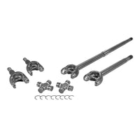 Thumbnail for Yukon Gear Front 4340 Chromoly Axle Kit For Jeep JL Dana 30 27 Spline FAD Del. w/1350 (7166) Joints