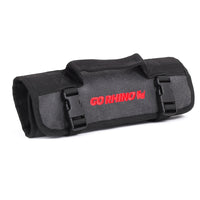 Thumbnail for Go Rhino XVenture Gear Tool Wrench Roll - Small (3.5x3.5in. Closed) 12oz Waxed Canvas - Black