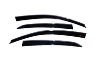 Thumbnail for AVS 18-22 Honda Accord Ventvisor Low Profile Window Deflectors 4pc - Smoke w/Chrome Trim