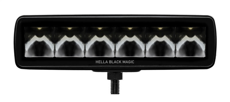 Hella Universal Black Magic 6 L.E.D. Mini Light Bar - Spot Beam