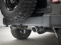 Thumbnail for aFe Rebel Series 2.5in 409 SS Axle-Back Exhaust w/Polished Tips 07+ Jeep Wrangler (JK) V6 3.6L/3.8L