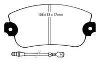 Thumbnail for EBC 75-81 Lancia Beta 1.8L Greenstuff Front Brake Pads