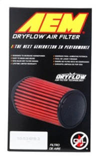 Thumbnail for AEM 2.75 in Dryflow Air Filter with 9 in Element