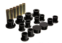 Thumbnail for Energy Suspension 98-11 Ford Ranger Black Rear Leaf Spring Bushing Set