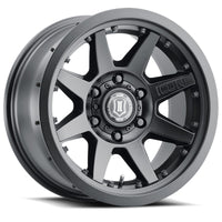 Thumbnail for ICON Rebound Pro 17x8.5 5x150 25mm Offset 5.75in BS 110.1mm Bore Satin Black Wheel