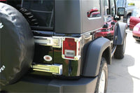 Thumbnail for Putco 07-18 Jeep Wrangler - Rear Hinge Cover also Fits Sahara Edition