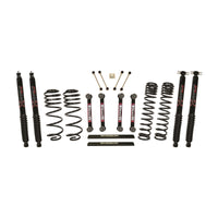 Thumbnail for Skyjacker 03-06 Jeep TJ 4in D-Rate Long Travel Kit w/ OE FR/RR Lower Links/Black Max Shocks