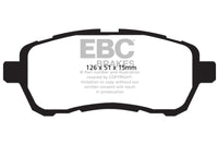 Thumbnail for EBC 10+ Mazda 2 1.5 Greenstuff Front Brake Pads