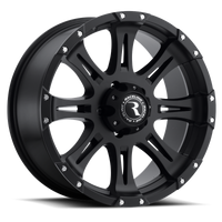 Thumbnail for Raceline 981 Raptor 16x8in / 8x165.1 BP / 0mm Offset / 130.81mm Bore - Satin Black Wheel