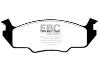 Thumbnail for EBC 80-84 Volkswagen Golf 1.6 Greenstuff Front Brake Pads