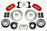 Thumbnail for Wilwood AERO4 Rear P-Brake Kit 14.00in Red Chevy C-10 2.42 Offset 5-lug