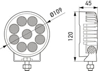 Thumbnail for Hella ValueFit LED Work Light TR3000 LED MV CR LT