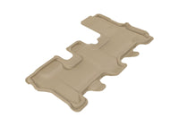 Thumbnail for 3D MAXpider 2007-2013 Acura MDX Kagu 3rd Row Floormats - Tan