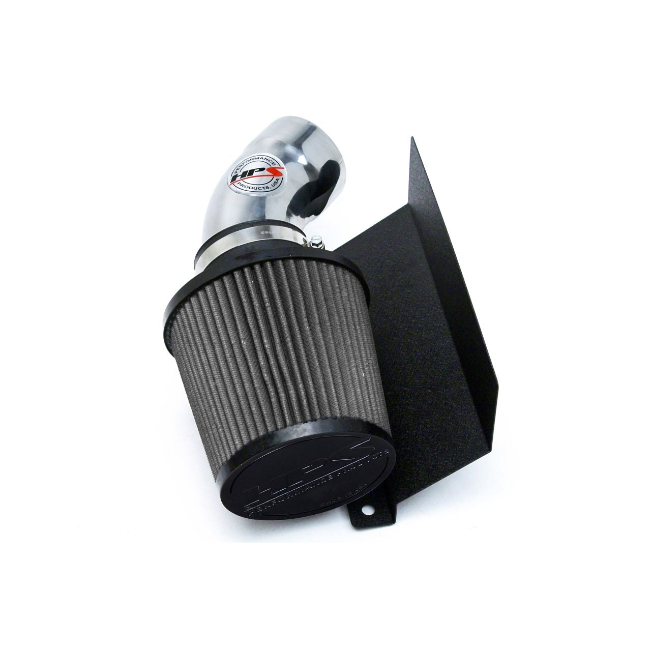 HPS Shortram Air Intake Kit 15-17 Chrysler 200 2.4L without MAF sensor, Includes Heat Shield, Polish