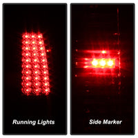 Thumbnail for Xtune Chevy Silverado 1500/2500/3500 03-06 LED Tail Lights Red Clear ALT-ON-CS03-LED-RC