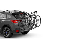 Thumbnail for Thule OutWay Hanging-Style Trunk Bike Rack (Up to 2 Bikes) - Silver/Black