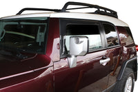 Thumbnail for AVS 07-14 Toyota FJ Cruiser Ventvisor Outside Mount Window Deflectors 2pc - Smoke