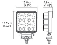 Thumbnail for Hella ValueFit LED Work Lamps 4SQ 2.0 LED MV CR BP