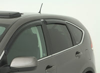 Thumbnail for AVS 12-16 Honda CR-V Ventvisor Outside Mount Window Deflectors 4pc - Smoke