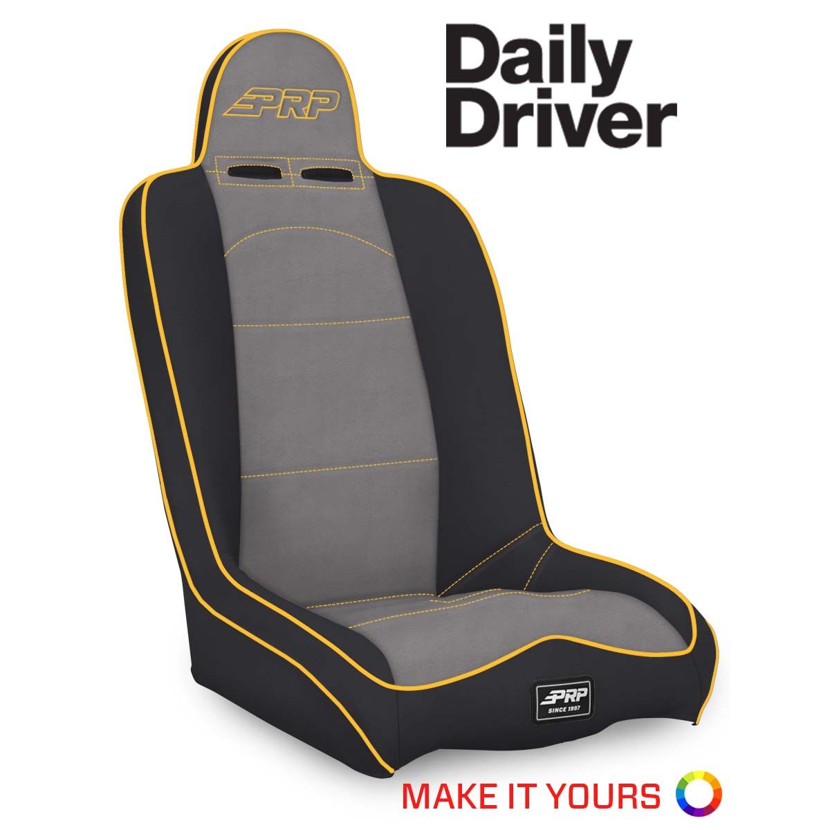 PRP Daily Driver High Back Suspension Seat