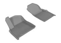 Thumbnail for 3D MAXpider 2017-2020 Audi Q7/Q8 Kagu 1st Row Floormat - Gray