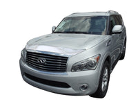 Thumbnail for AVS 11-13 Infiniti QX56 Aeroskin Low Profile Hood Shield - Chrome