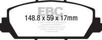 Thumbnail for EBC 12+ Acura RDX 3.5 Greenstuff Front Brake Pads