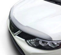 Thumbnail for AVS 18-19 Nissan Rogue Sport Aeroskin Low Profile Acrylic Hood Shield - Chrome