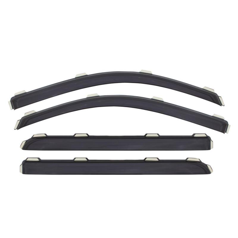 AVS 13-18 Hyundai Santa Fe (Excl. XL Model) Ventvisor Front & Rear Window Deflectors 4pc - Smoke