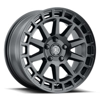 Thumbnail for ICON Journey 17x8.5 5x108 38mm Offset 6in BS Satin Black Wheel