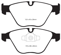 Thumbnail for EBC 13+ BMW X1 2.0 Turbo (28i) Greenstuff Front Brake Pads