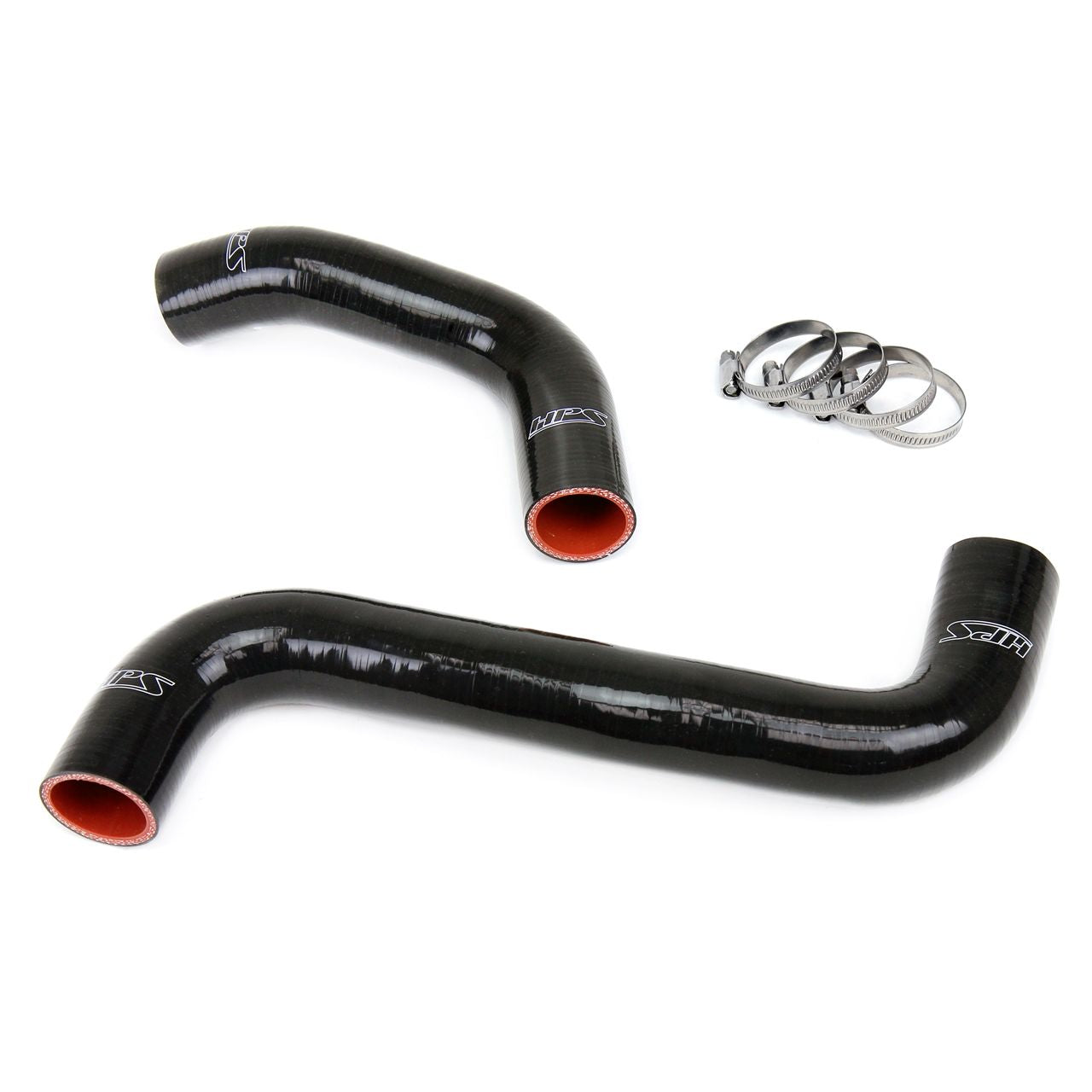 HPS Black Reinforced Silicone Radiator Hose Kit Coolant for Subaru 08-21 WRX / STI