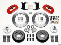 Thumbnail for Wilwood Narrow Superlite 6R Front Hub Kit 12.88in Red 67-69 Camaro 64-72 Nova Chevelle