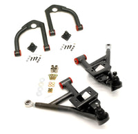 Thumbnail for BMR 93-02 F-Body Upper And Lower A-Arm Kit - Black Hammertone