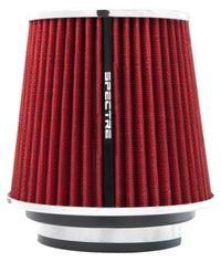 Thumbnail for Spectre Adjustable Conical Air Filter 5-1/2in. Tall (Fits 3in. / 3-1/2in. / 4in. Tubes) - Red