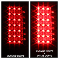 Thumbnail for Xtune Hummer H3 06-09 ( Non H3T ) LED Tail Lights Smoke ALT-ON-HH306-LED-SM